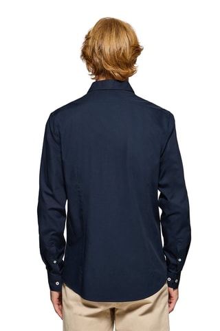 Chemise slim - Bleu marine