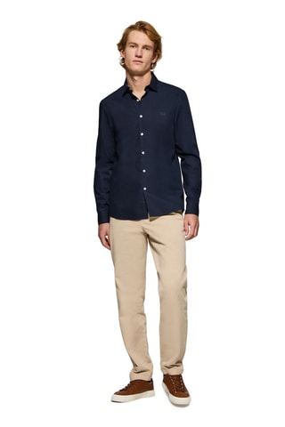 Chemise slim - Bleu marine