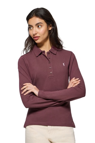 Polo slim - Bordeaux
