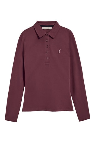 Polo slim - Bordeaux