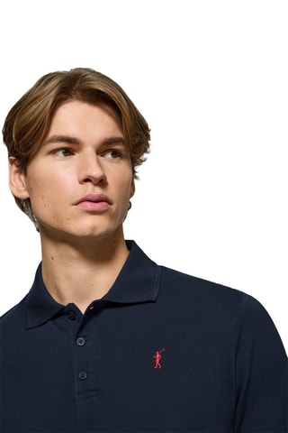 Polo regular - Bleu marine
