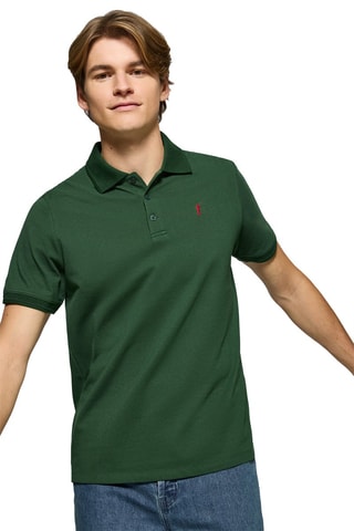 Polo regular - Vert