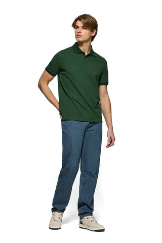 Polo regular - Vert