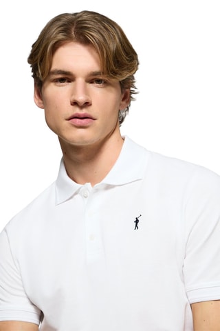 Polo regular - Blanc