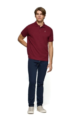 Polo regular - Bordeaux