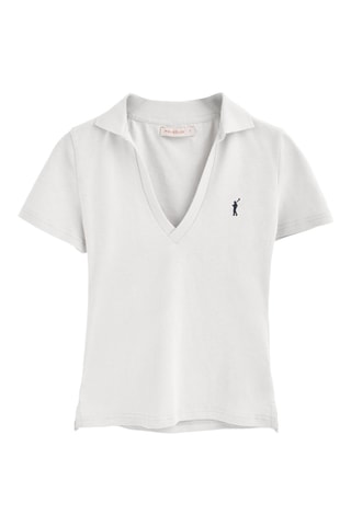 Polo slim - Blanc