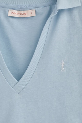 Polo slim - Bleu clair