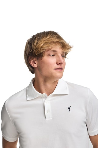 Polo regular - Blanc