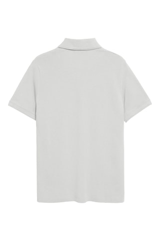 2 polos regular - Blanc et bleu marine