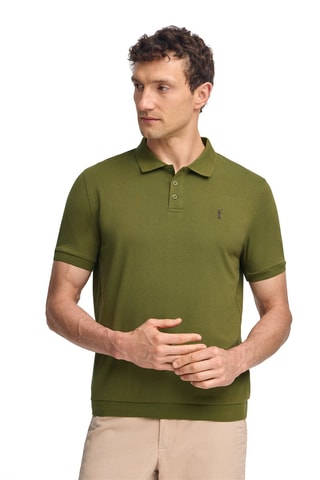 Polo regular - Vert olive