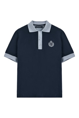 Polo regular - Bleu