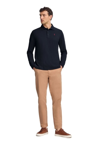Polo regular - Bleu marine