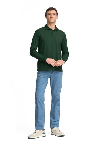 Polo regular - Vert
