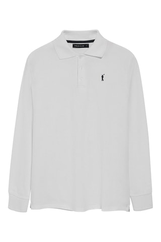 2 polos regular - Blanc et bleu marine