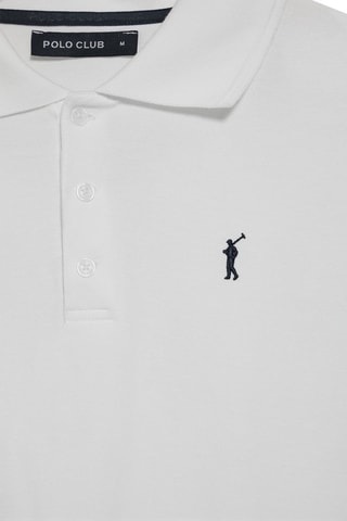 2 polos regular - Blanc et bleu marine