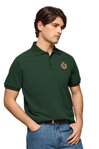 Polo regular - Vert