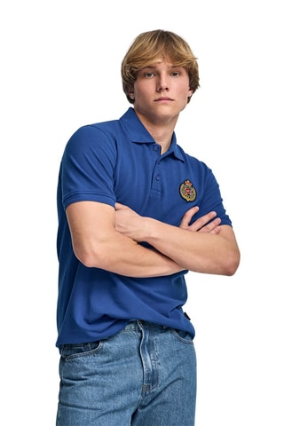Polo regular - Bleu