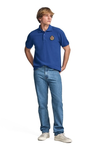 Polo regular - Bleu