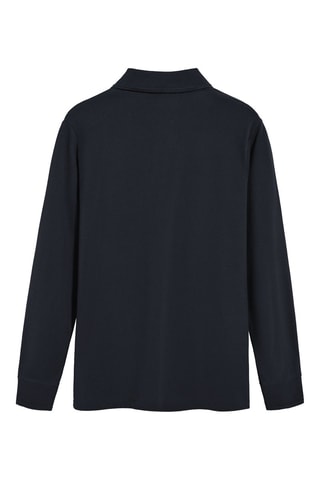 2 polos regular - Bleu marine et blanc