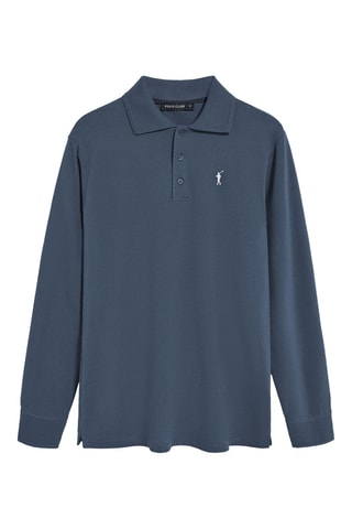 Polo regular - Bleu