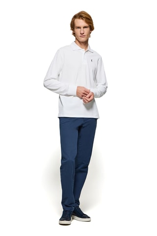 Polo regular - Blanc