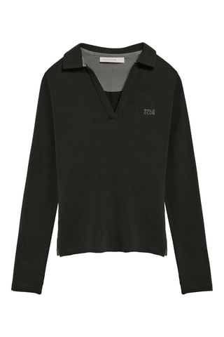 Polo slim - Noir