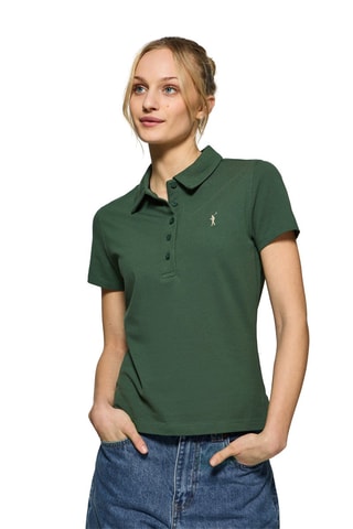 Polo slim - Vert