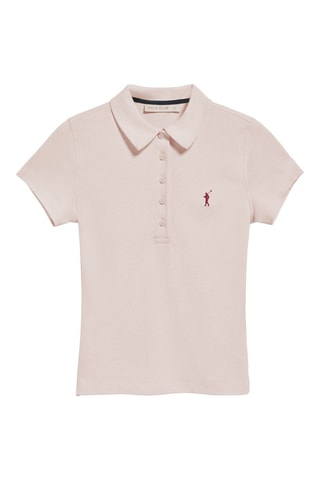 3 polos slim - Noir et rose