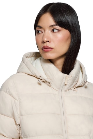 Doudoune à capuche - Beige