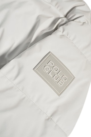 Doudoune longue à capuche Beige