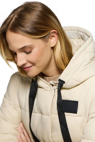 Doudoune à capuche - Beige