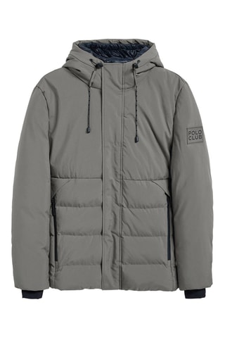 Doudoune à capuche - Gris