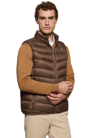 Doudoune sans manches - Marron