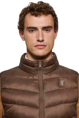 Doudoune sans manches - Marron