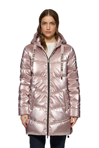 Doudoune longue - Rose