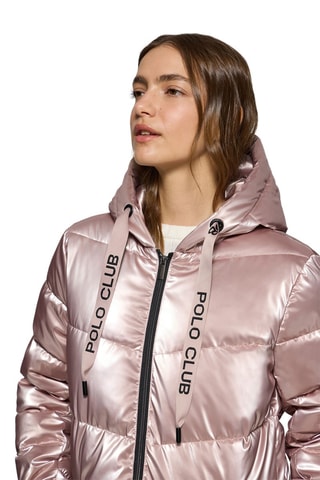 Doudoune longue - Rose