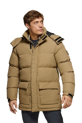 Doudoune à capuche - Beige