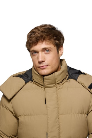 Doudoune à capuche - Beige