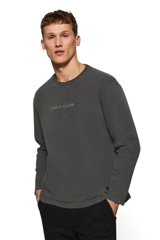 T-shirt relaxed - Gris