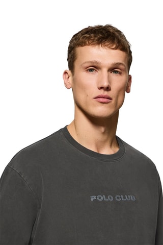 T-shirt relaxed - Gris