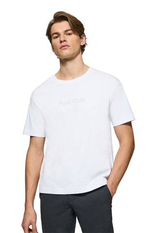 T-shirt relaxed - Blanc
