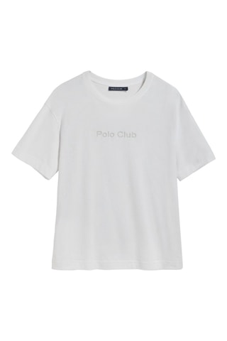 T-shirt relaxed - Blanc