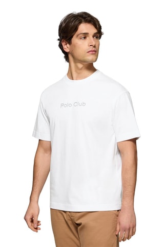 T-shirt relaxed - Blanc