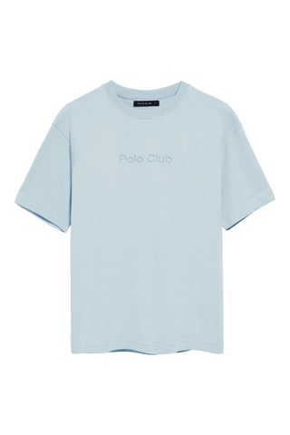 T-shirt relaxed - Bleu
