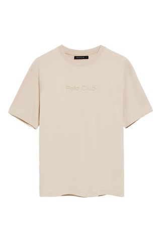 T-shirt relaxed - Beige