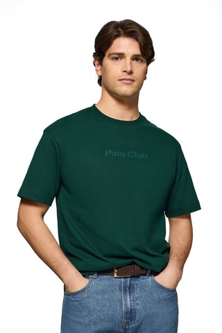 T-shirt relaxed - Vert