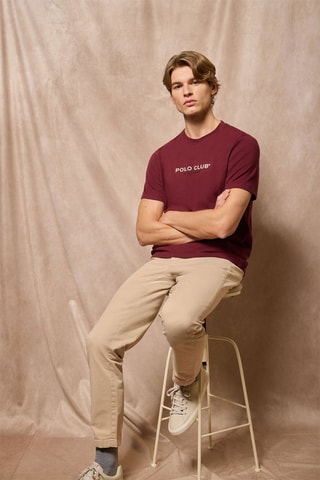 T-shirt regular - Rouge