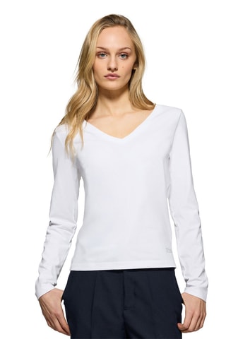 T-shirt slim - Blanc
