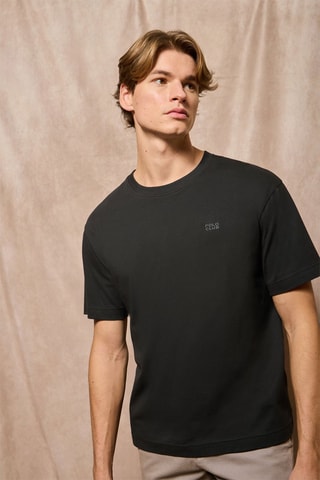 T-shirt relaxed - Noir
