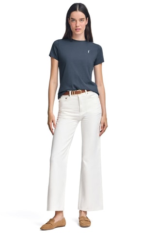 T-shirt slim - Bleu marine